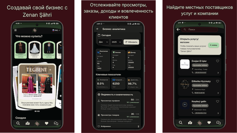 Zenan Şähri App Preview